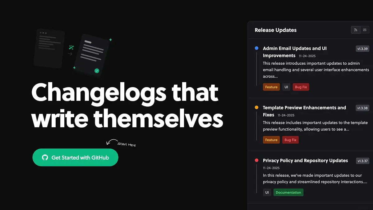 Screenshot 1 of AutoChangelog