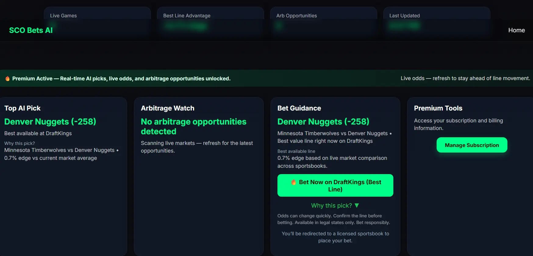 Screenshot 3 of SCO Bets AI