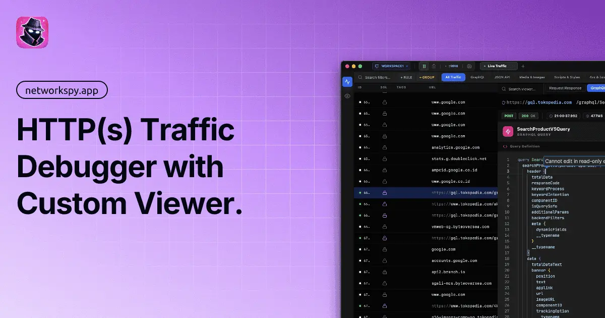 Screenshot 1 of NetworkSpy