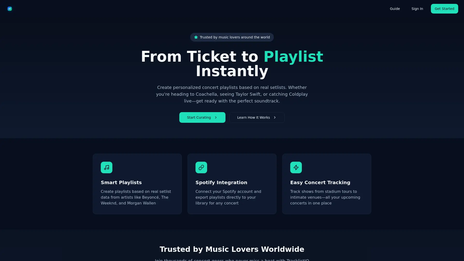Screenshot 1 of TracklistIQ