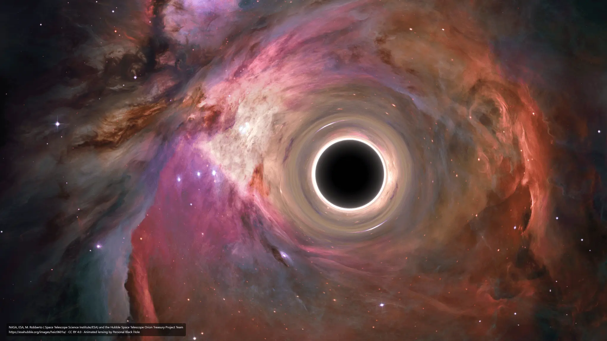 Screenshot 4 of Personal Black Hole Screensaver
