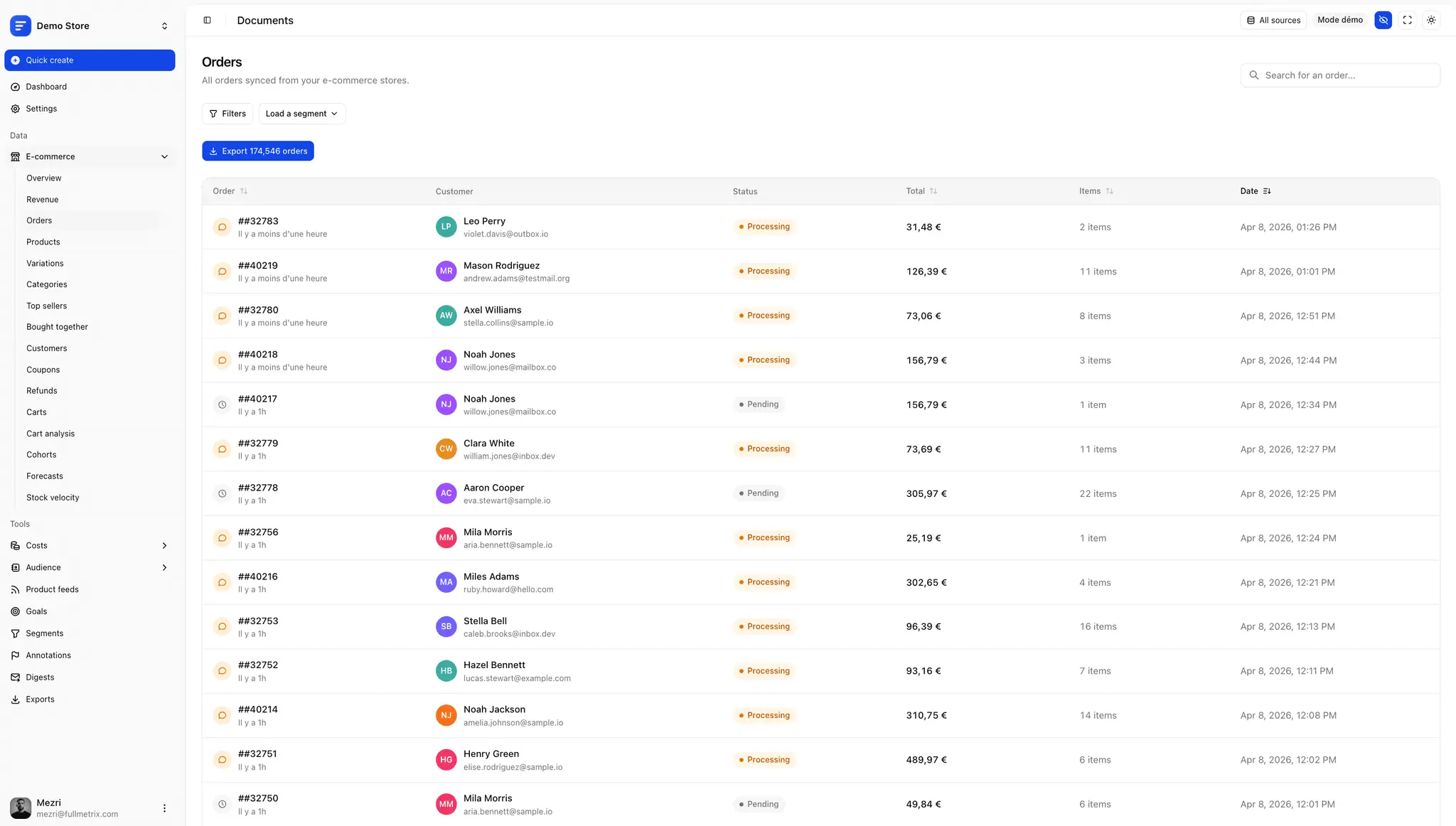 Screenshot 3 of Fullmetrix