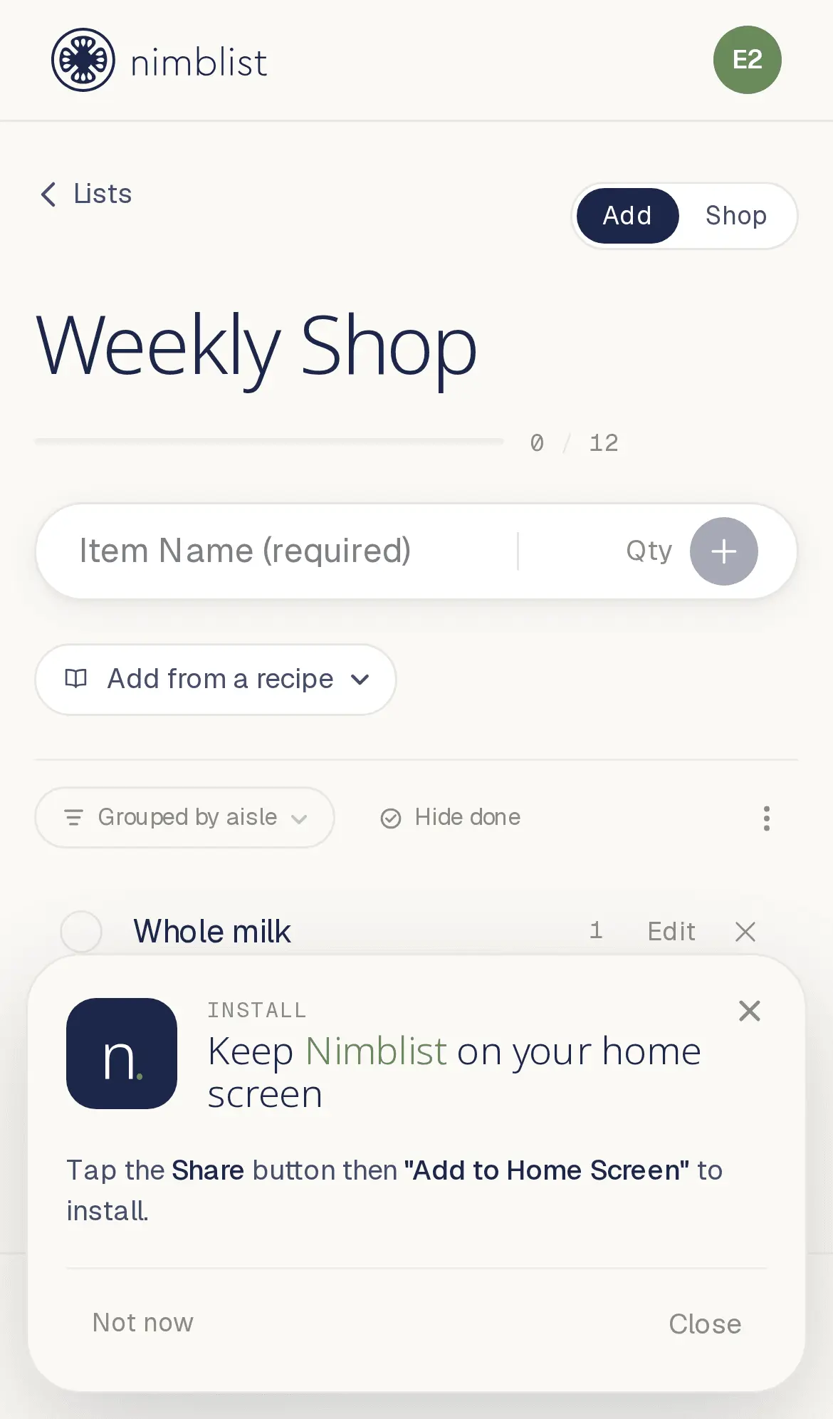 Screenshot 3 of Nimblist