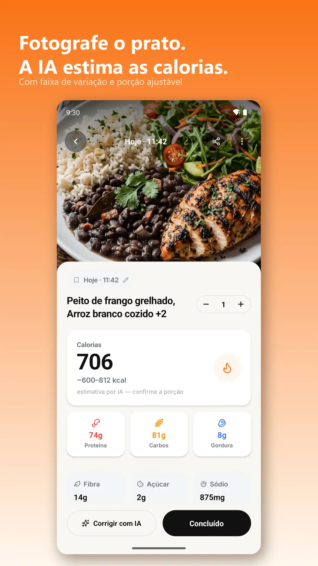 Screenshot 1 of SnapNutri