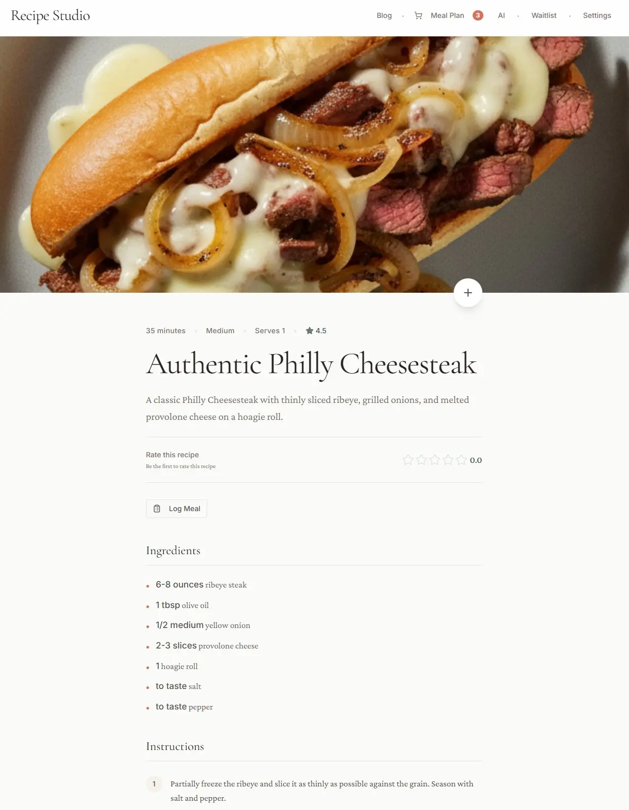Screenshot 2 of Recipe Studio