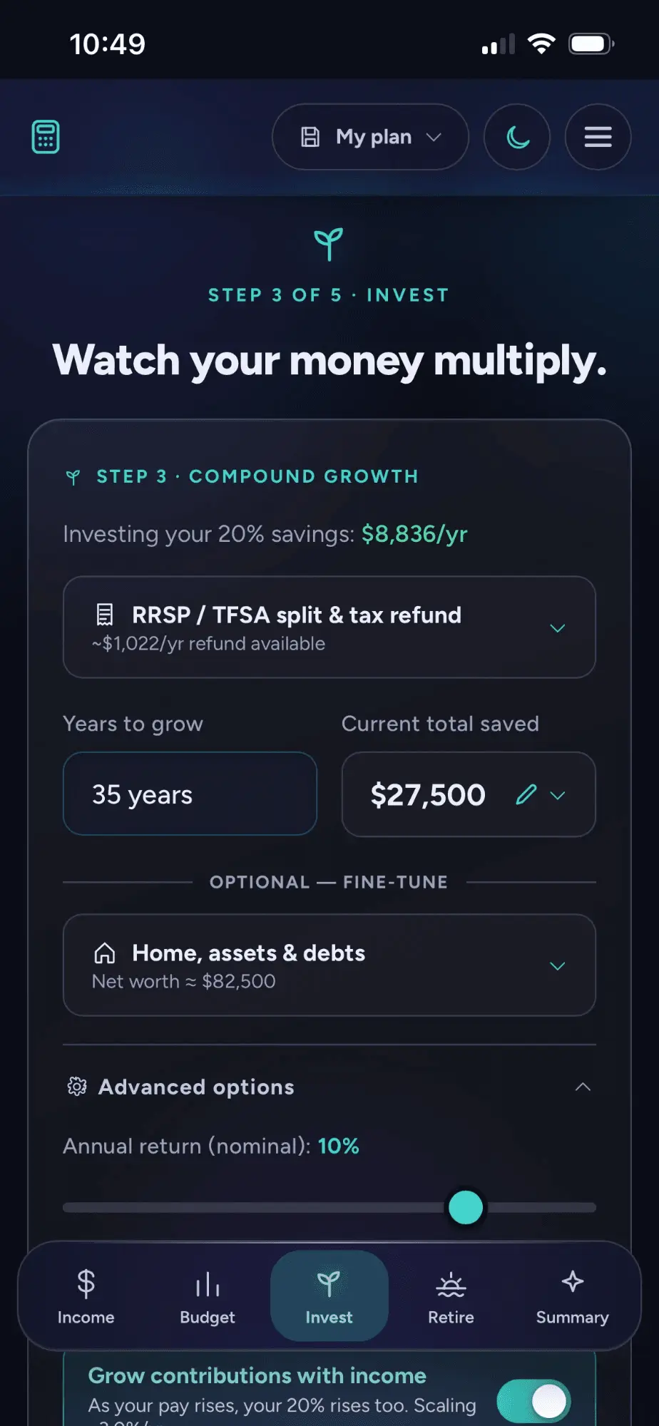 Screenshot 5 of Finance Simulator