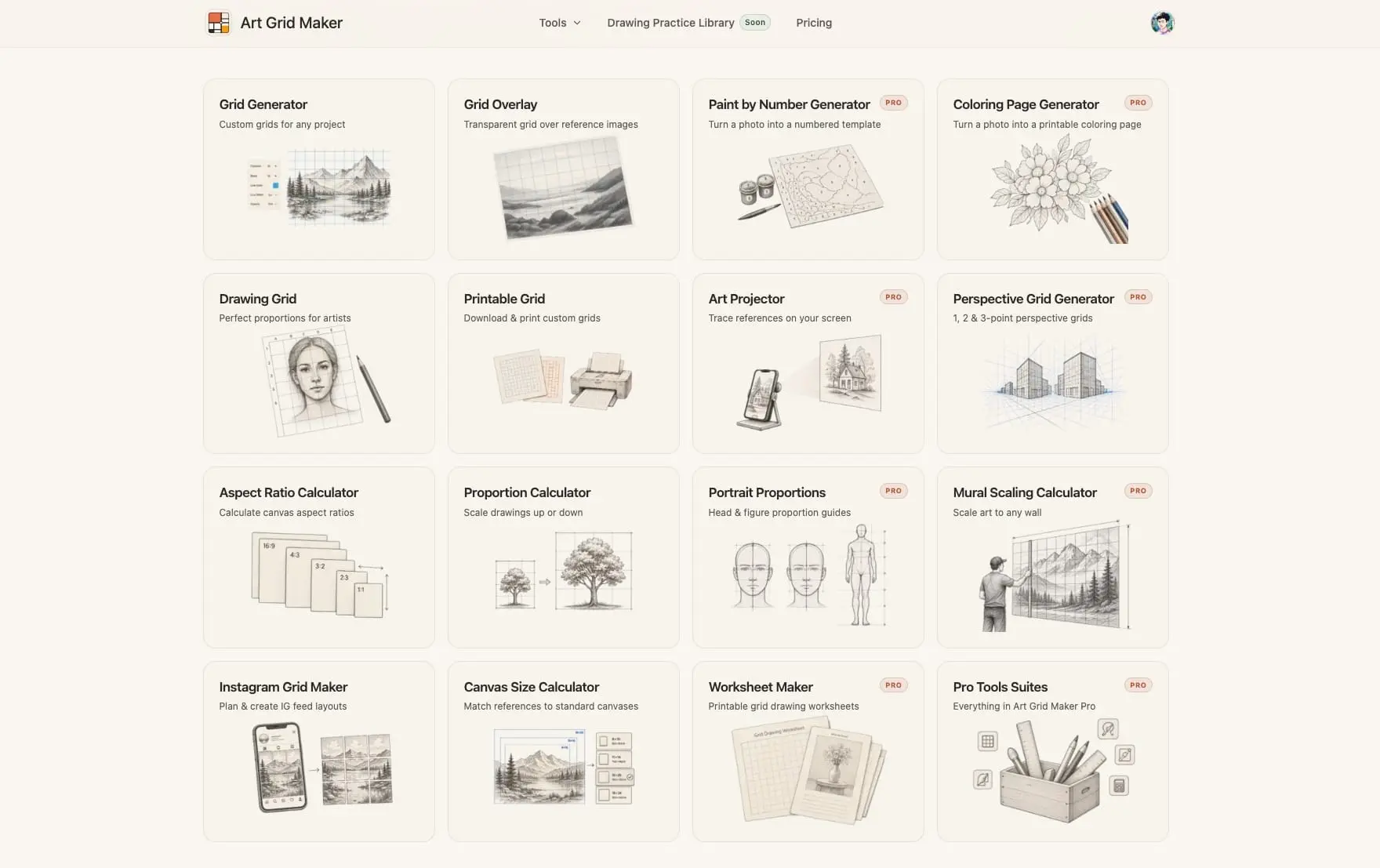 Screenshot 5 of Art Grid Maker