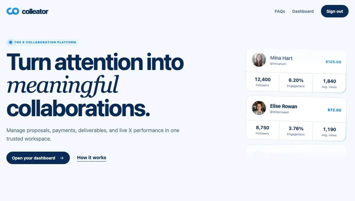 Screenshot 1 of Colleator