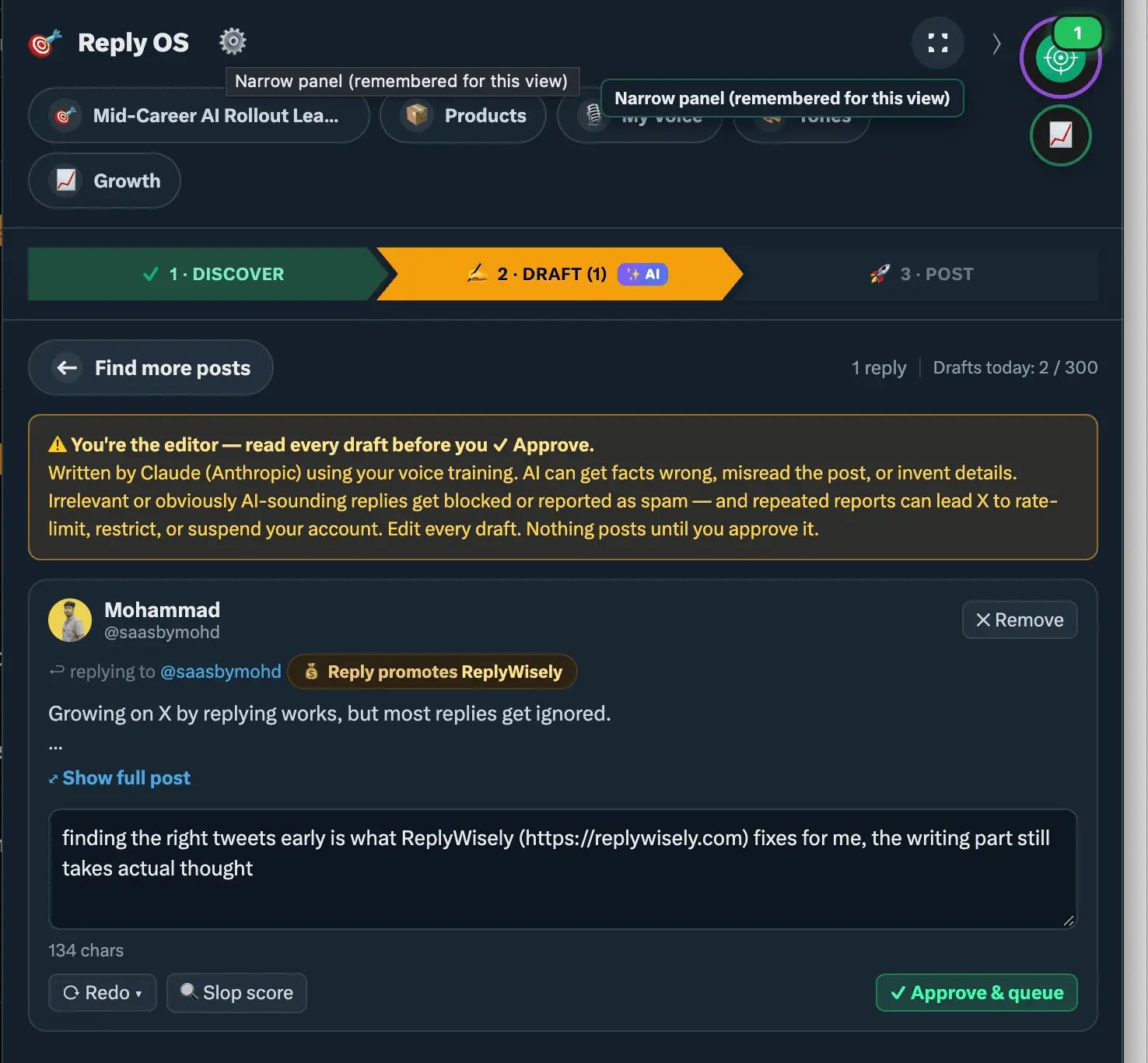 Screenshot 4 of ReplyWisely