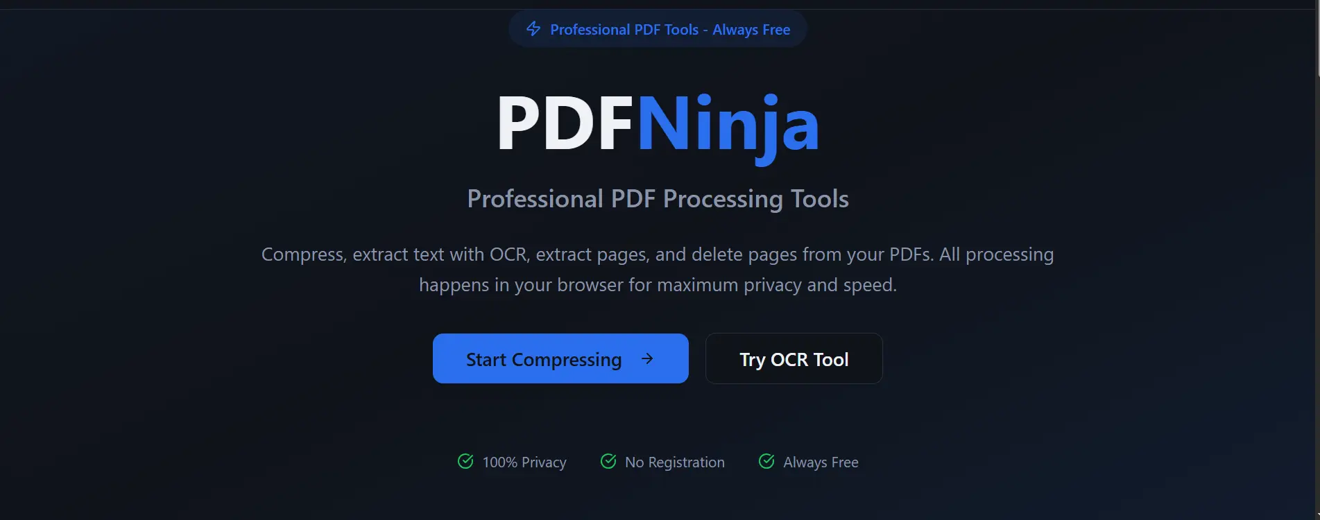 Screenshot 1 of PDF Ninja