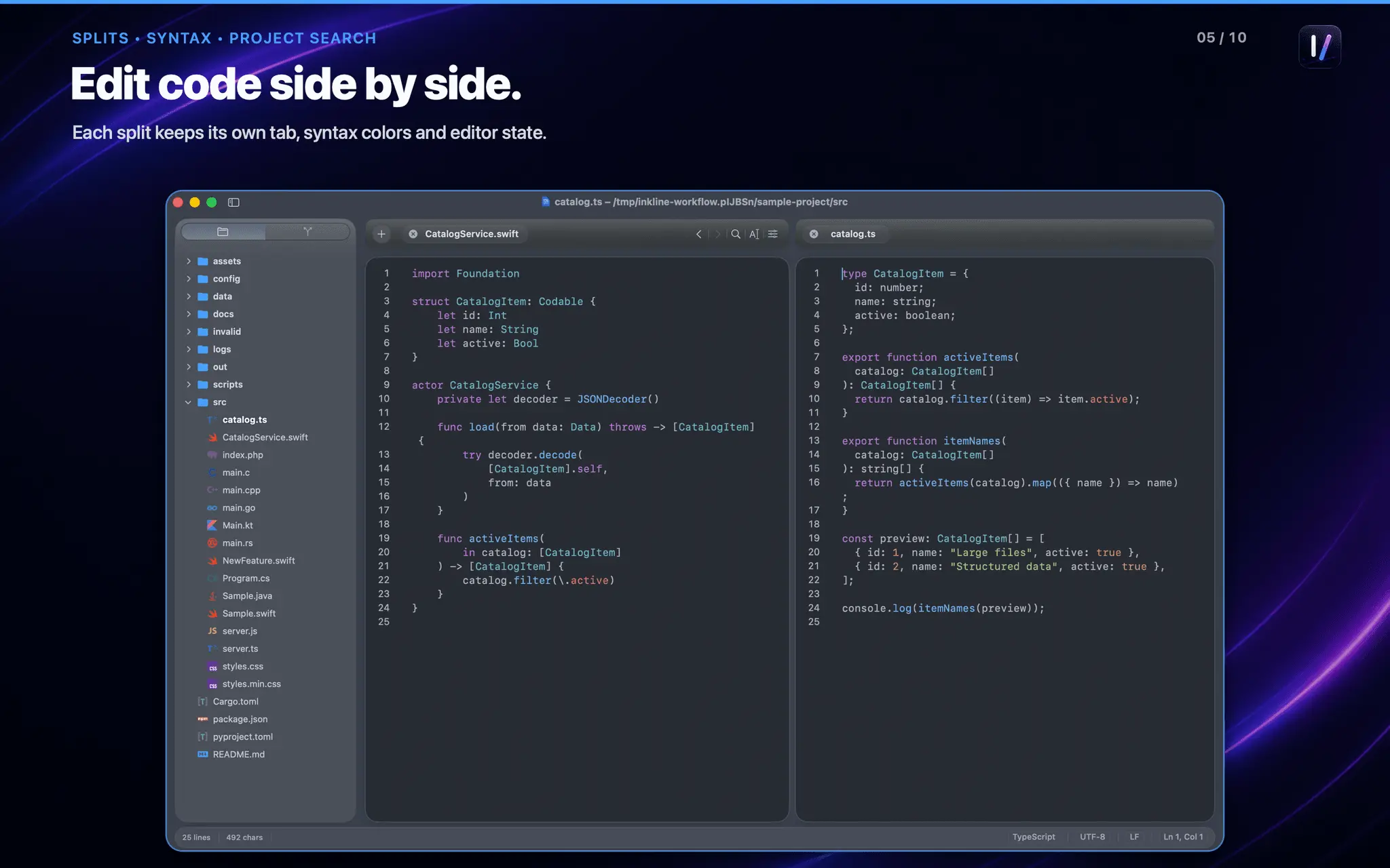 Screenshot 5 of Inkline Text Editor