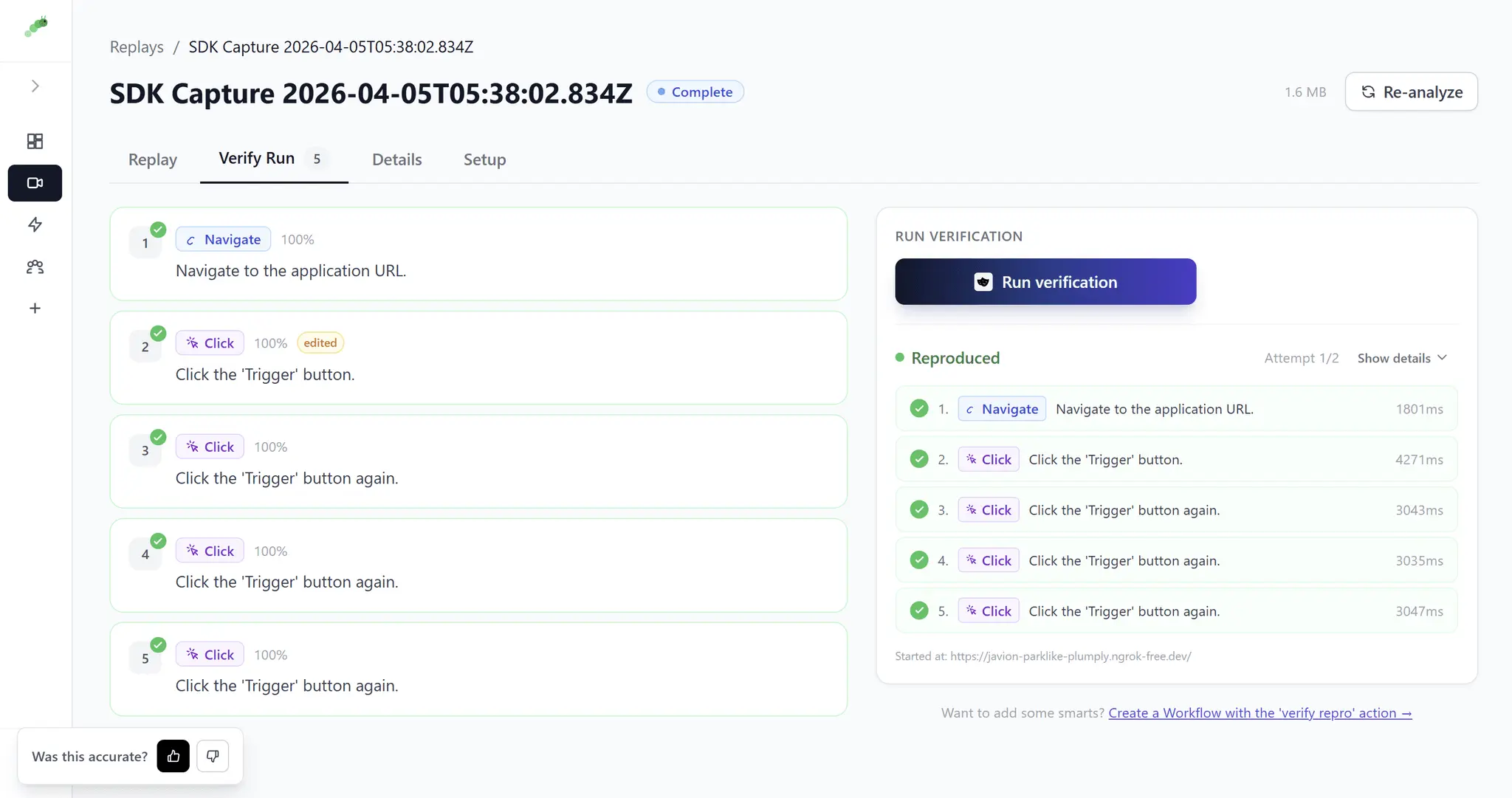 Screenshot 1 of Bugfree