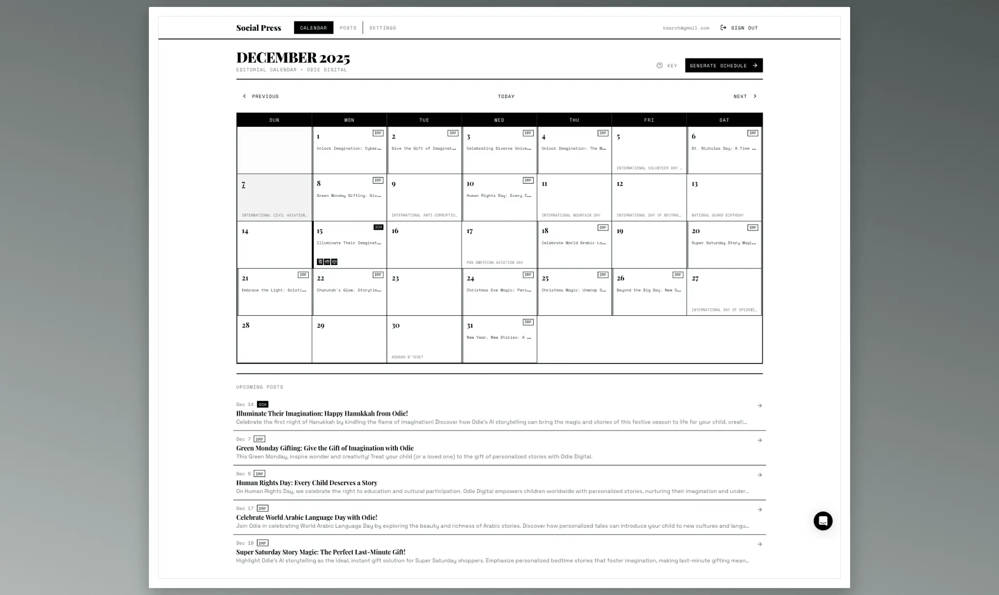 Screenshot 4 of Social Press - Your AI Editor in Chief