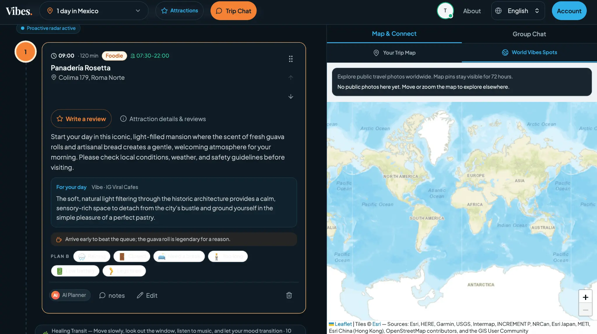 Screenshot 5 of Vibes Plan Trip Planner