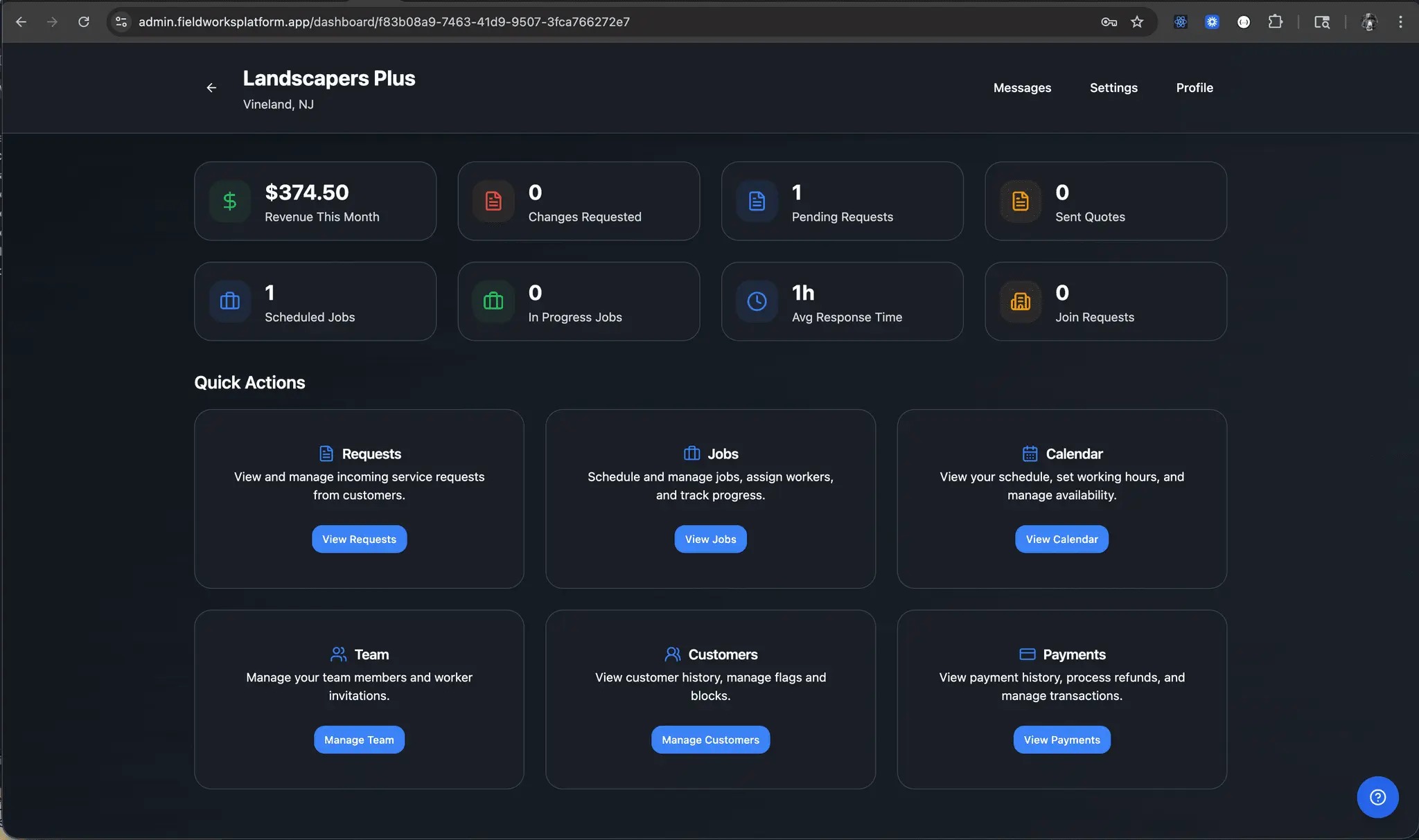 Screenshot 1 of FieldWorks Platform