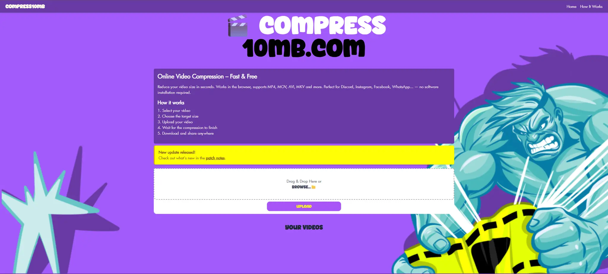 Screenshot 2 of Compress10MB – Free Video Compressor