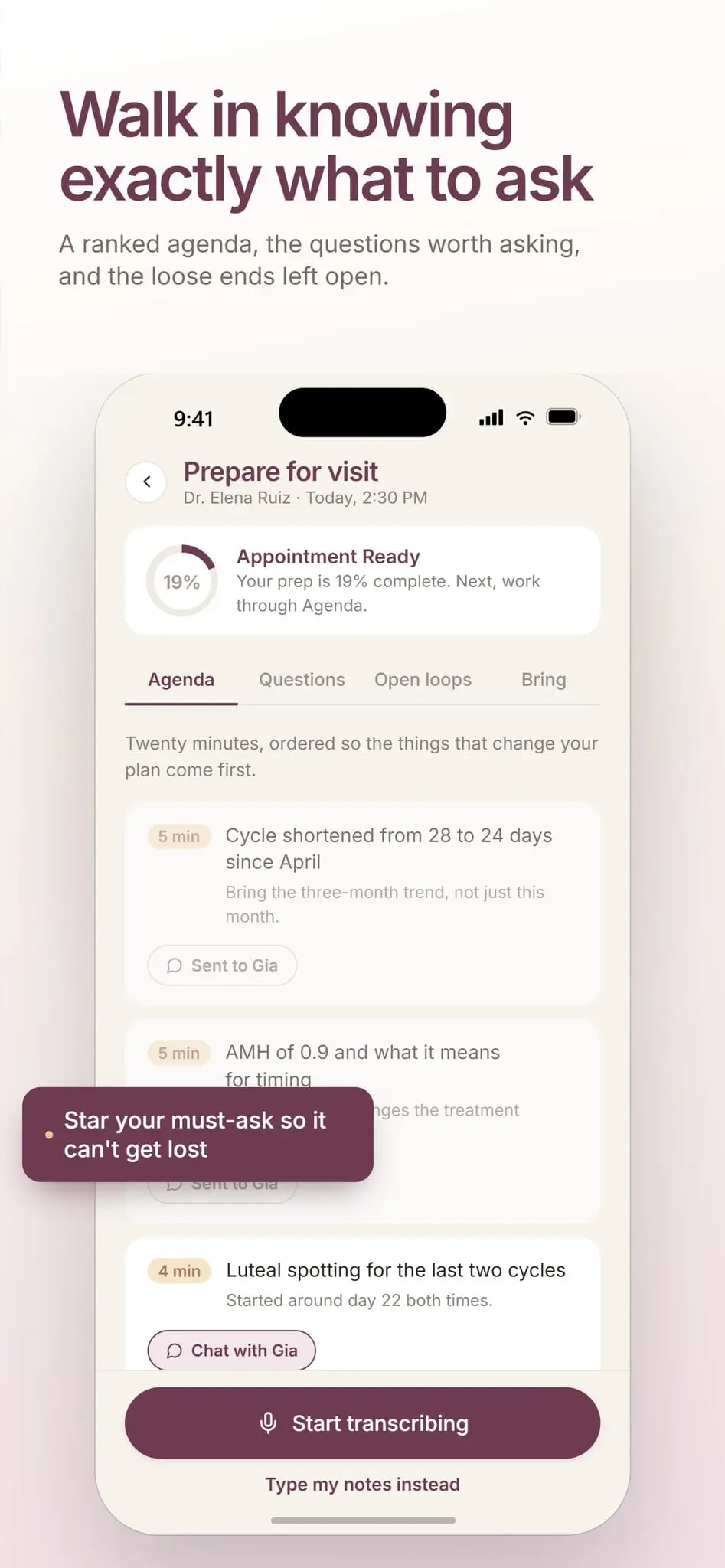 Screenshot 1 of Gia Health