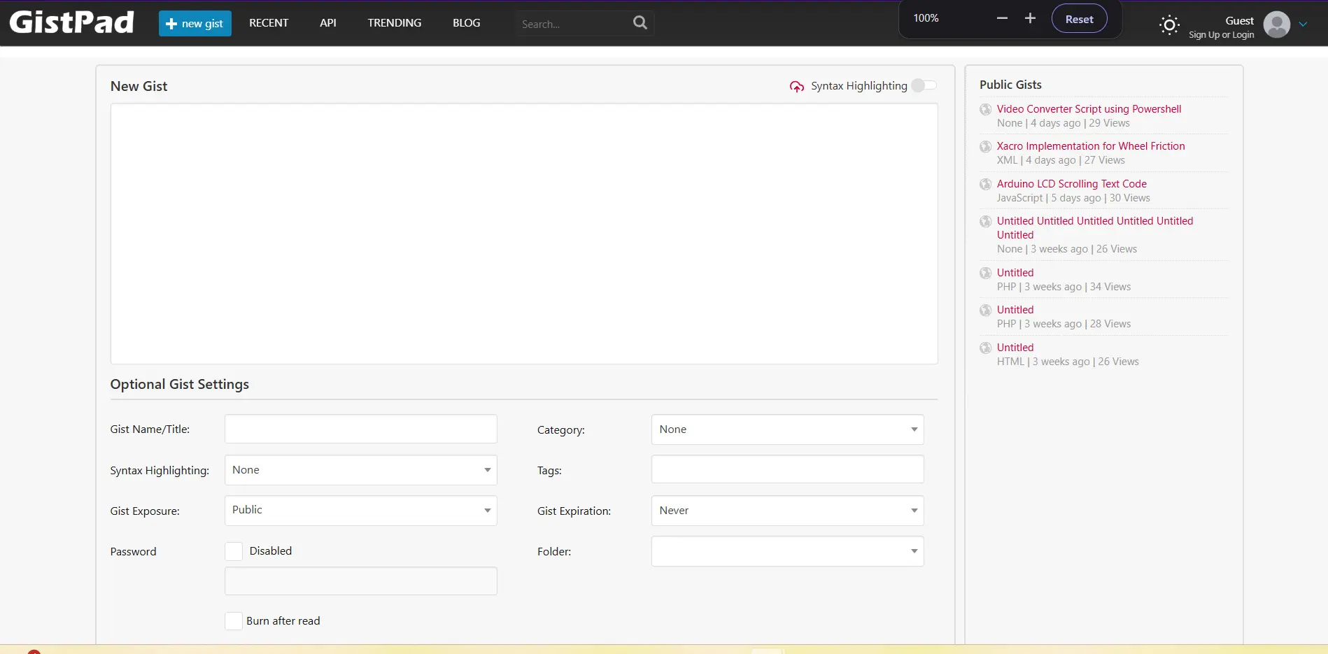 Screenshot 4 of GistPad.com