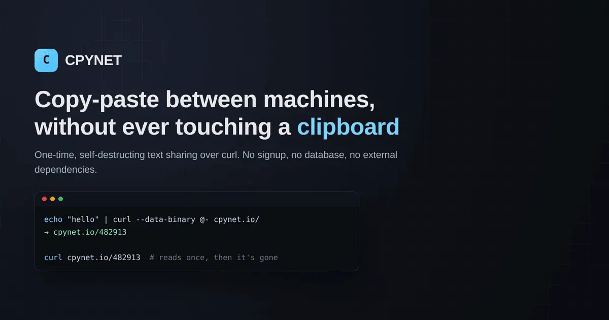 Screenshot 1 of CPYNET