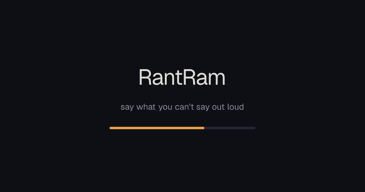Screenshot 1 of RantRam