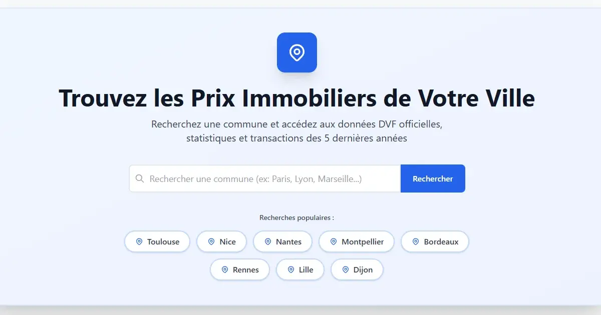 Screenshot 1 of Prix Immobilier France 2025 - DVF