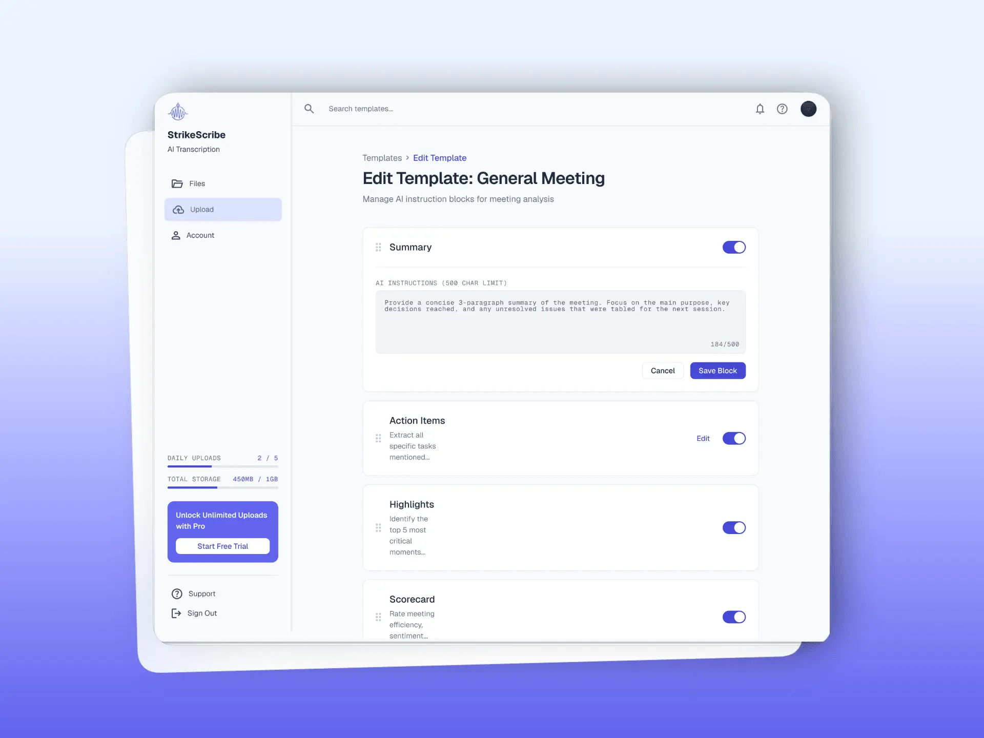 Screenshot 2 of StrikeScribe