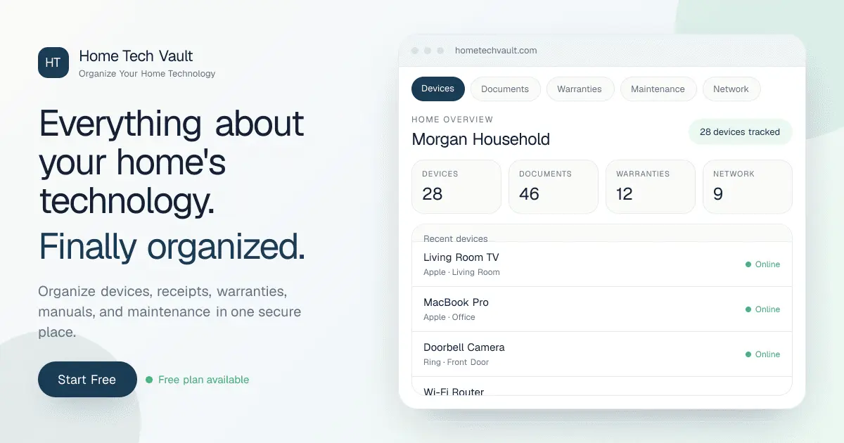 Screenshot 1 of Home Tech Vault