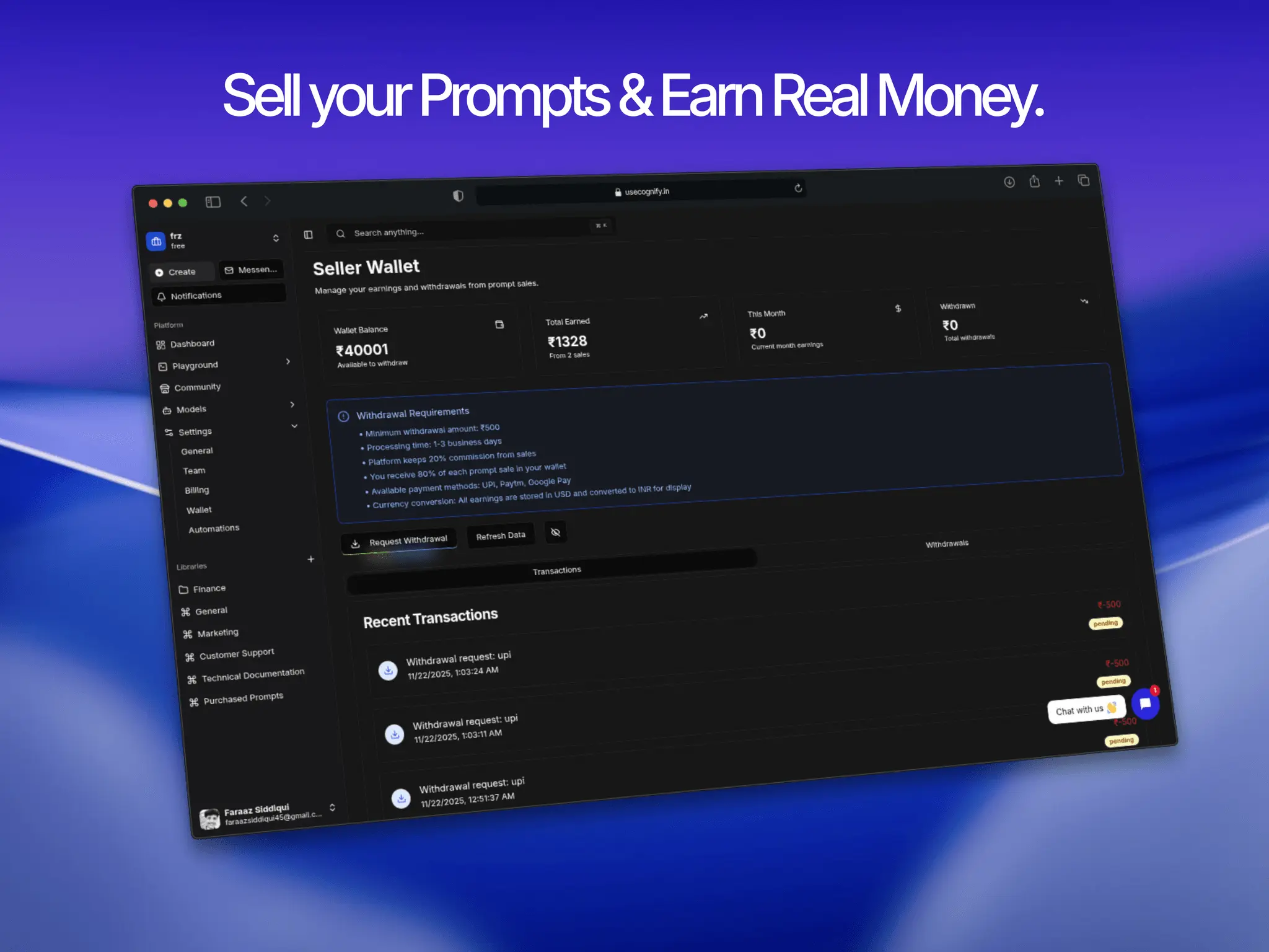 Screenshot 9 of Cognify - AI Prompt Platform
