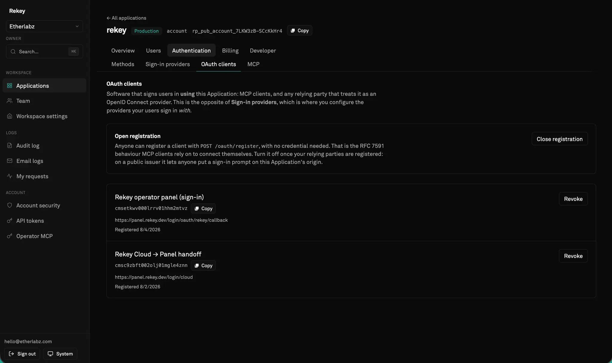 Screenshot 9 of Rekey.dev