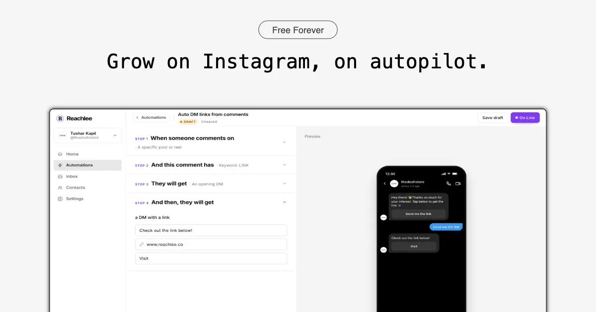 Screenshot 1 of Reachlee