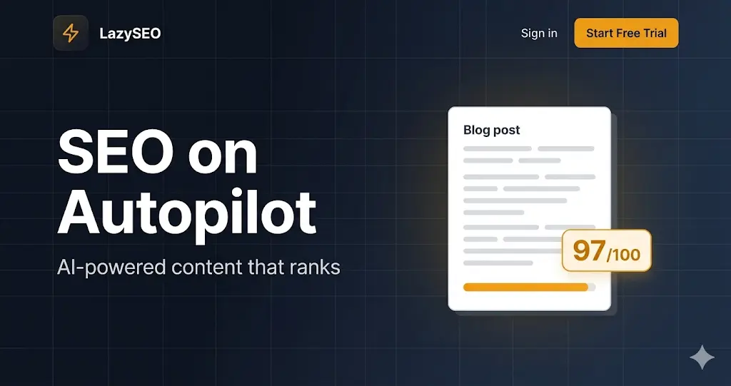 Screenshot 1 of LazySEO