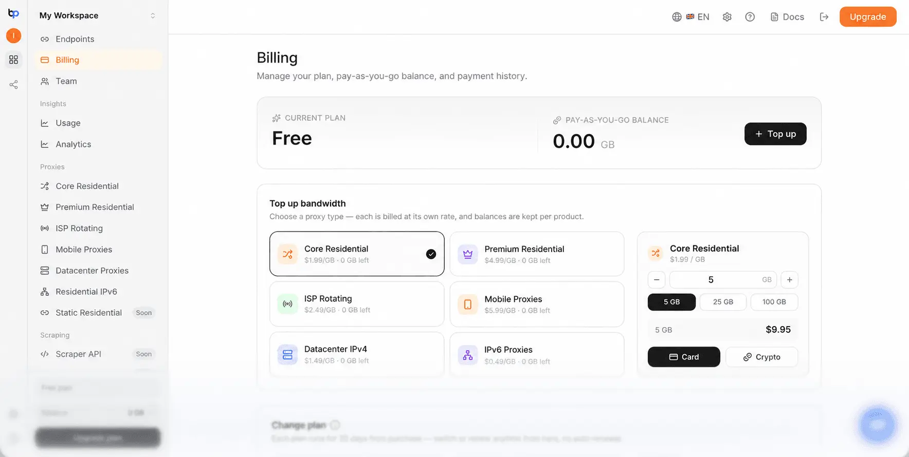 Screenshot 2 of BuyProxy