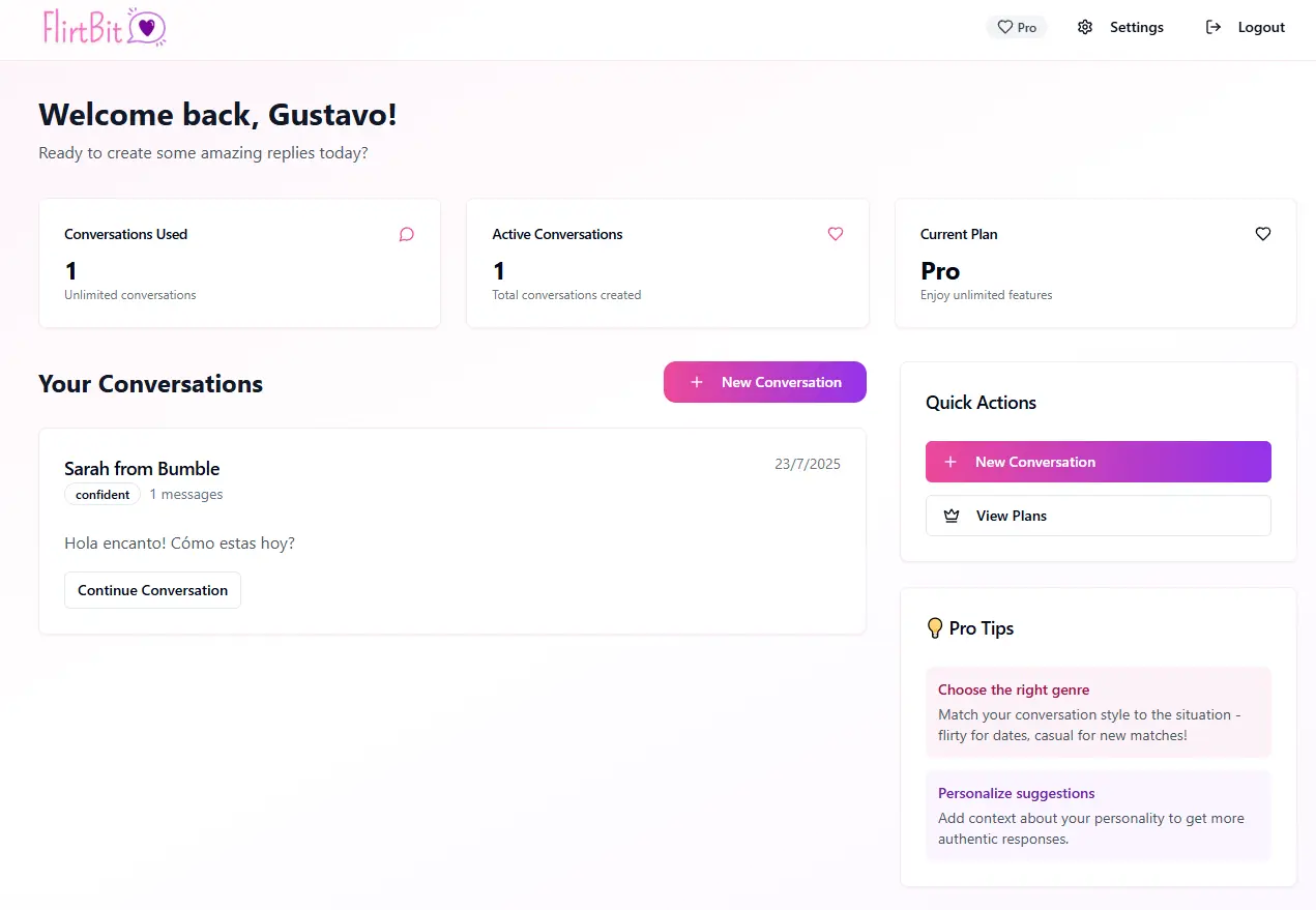 Screenshot 2 of FlirtBit