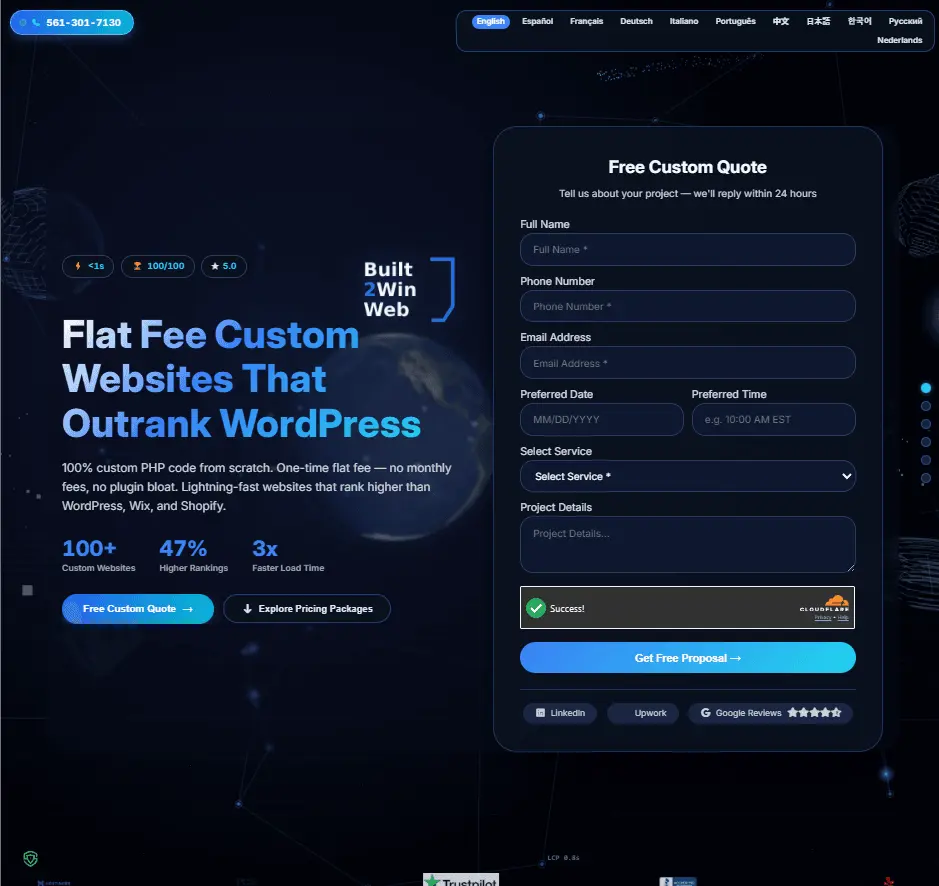 Screenshot 4 of BuiltToWinWeb