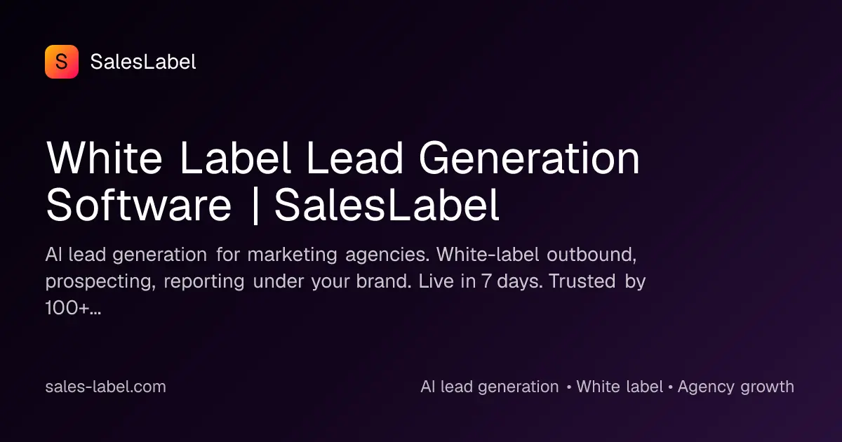 Screenshot 1 of SalesLabel