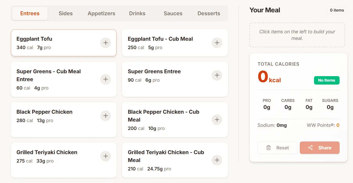 Screenshot 1 of Panda Nutrition