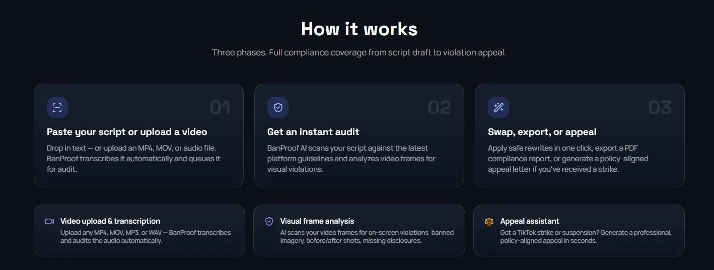 Screenshot 3 of BanProof AI