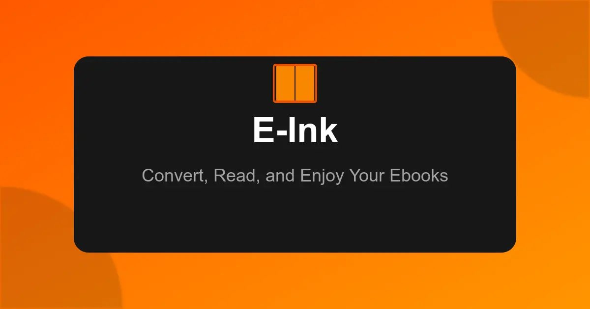 Screenshot 1 of E-Ink - Free Web to eBook Converter