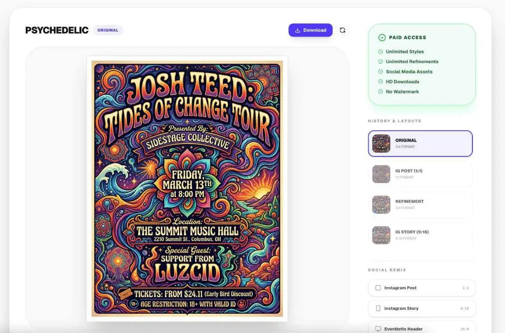 Screenshot 1 of EVENTFLYER.AI