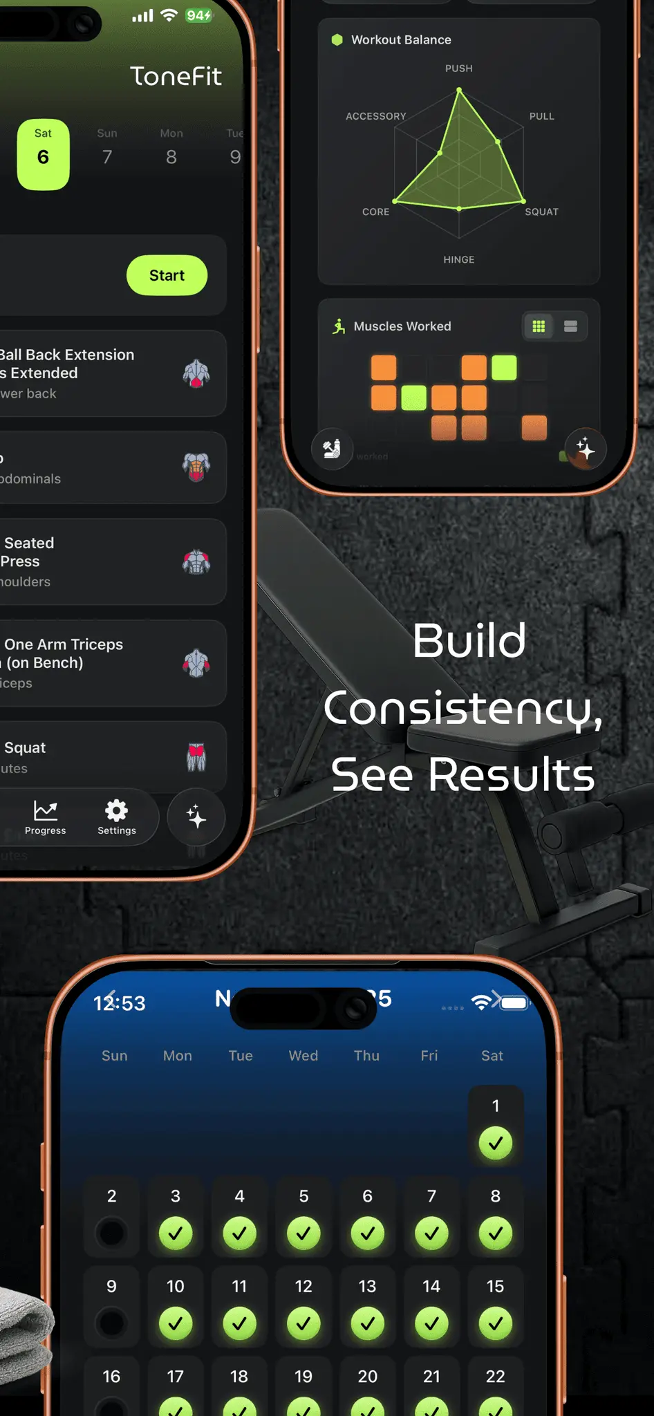 Screenshot 5 of ToneFit - AI Fitness Tracking