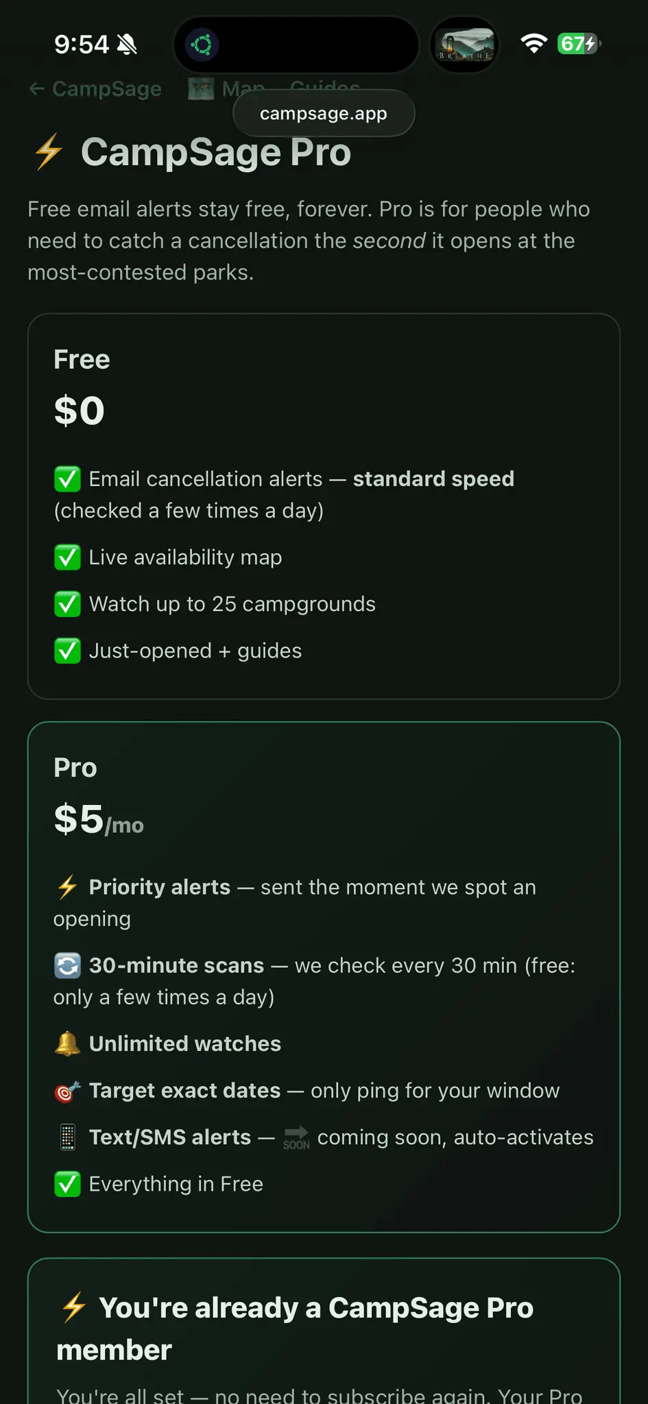 Screenshot 2 of CampSage