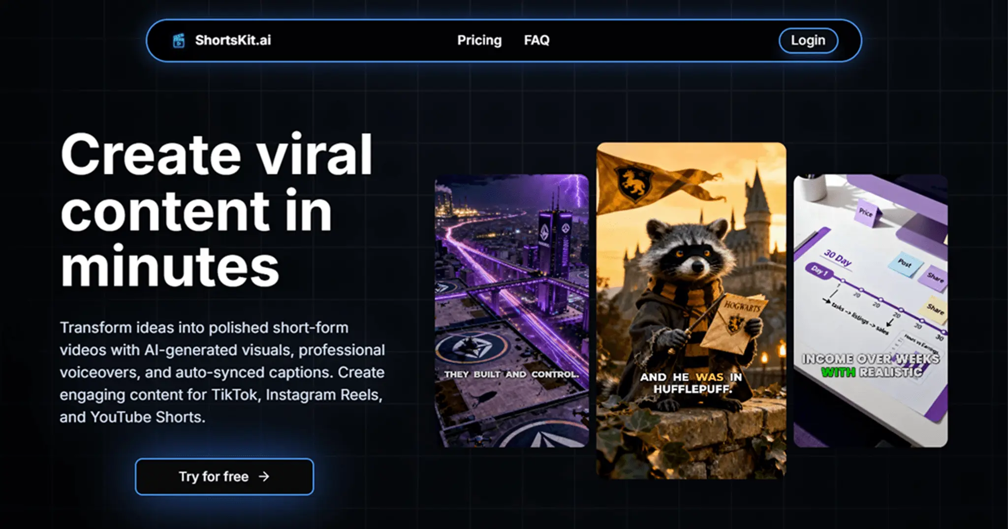 Screenshot 1 of ShortsKitAI