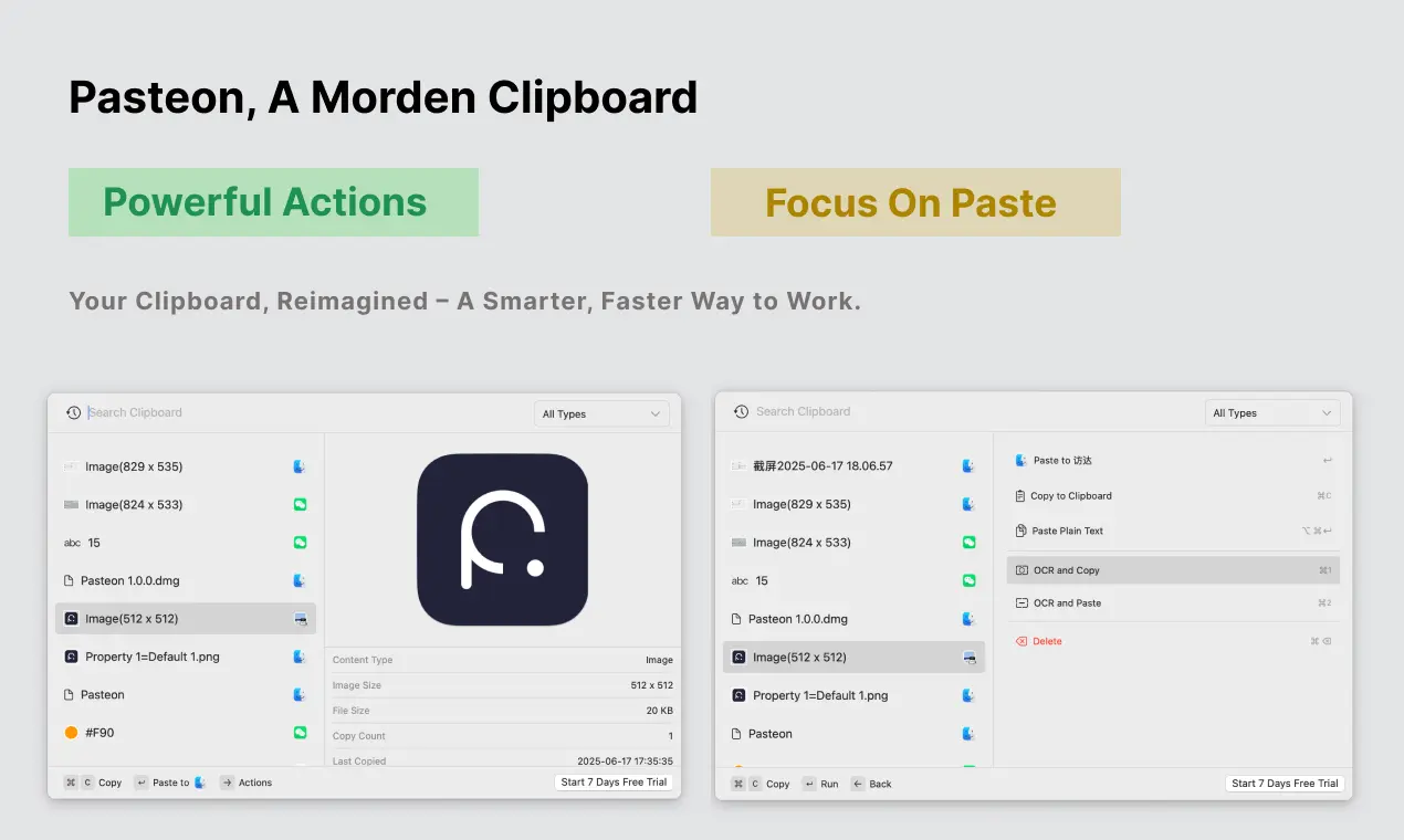 Screenshot 1 of Pasteon