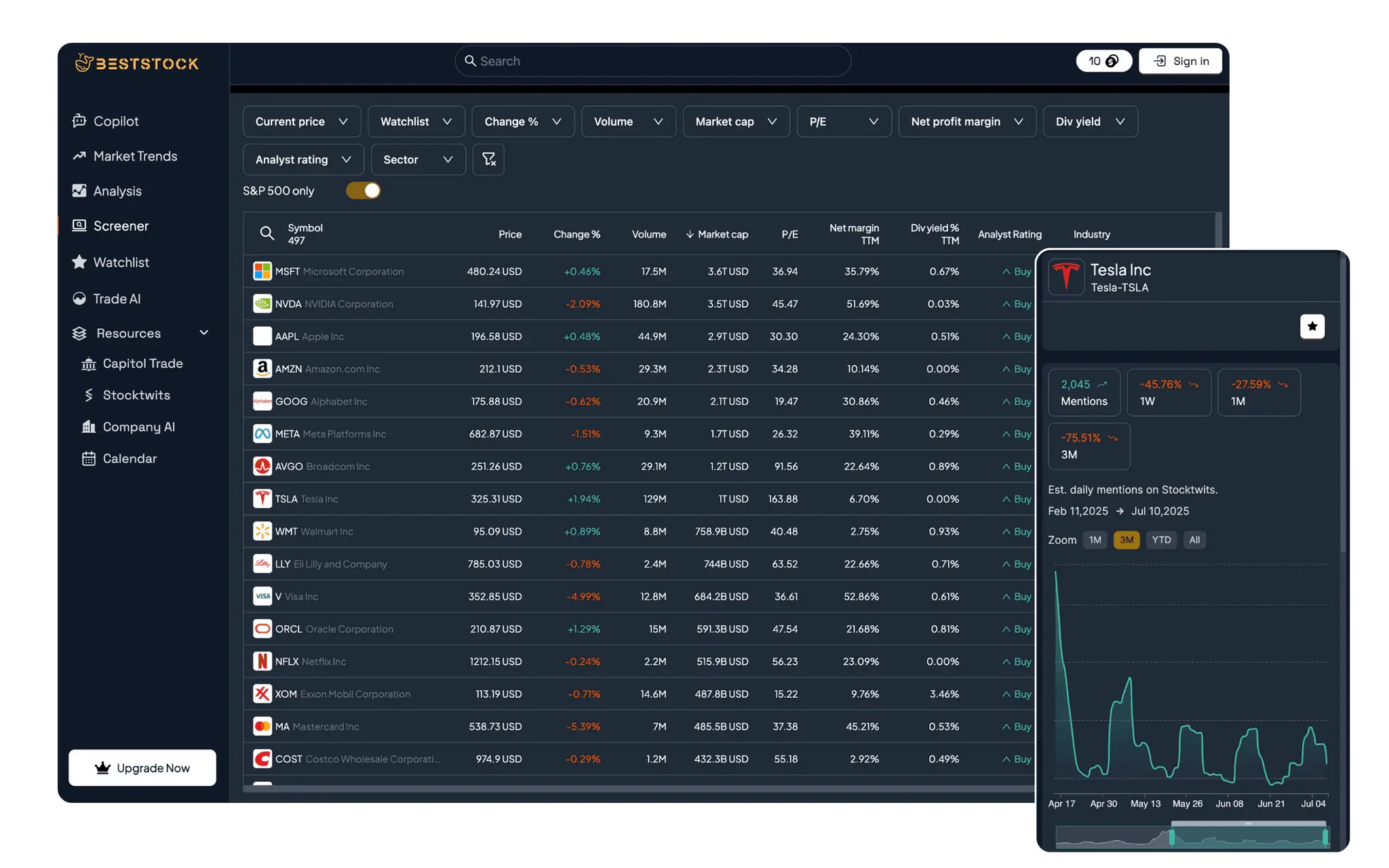 Screenshot 2 of BestStock AI