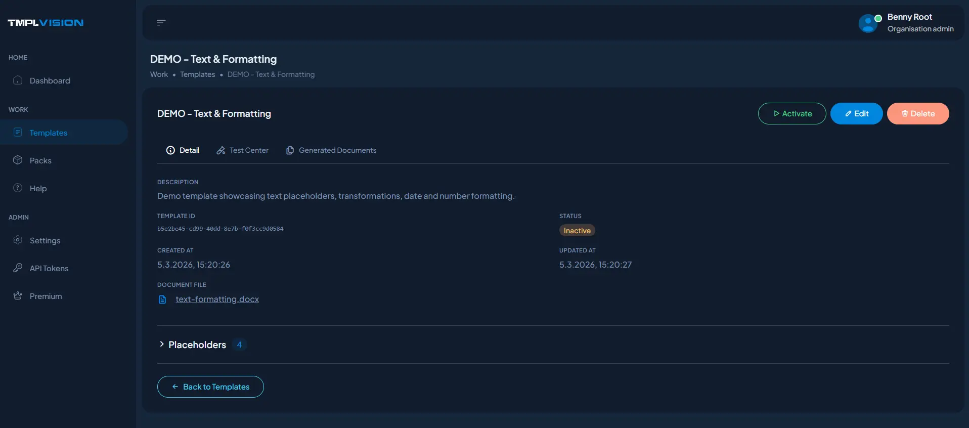 Screenshot 3 of TmplVision