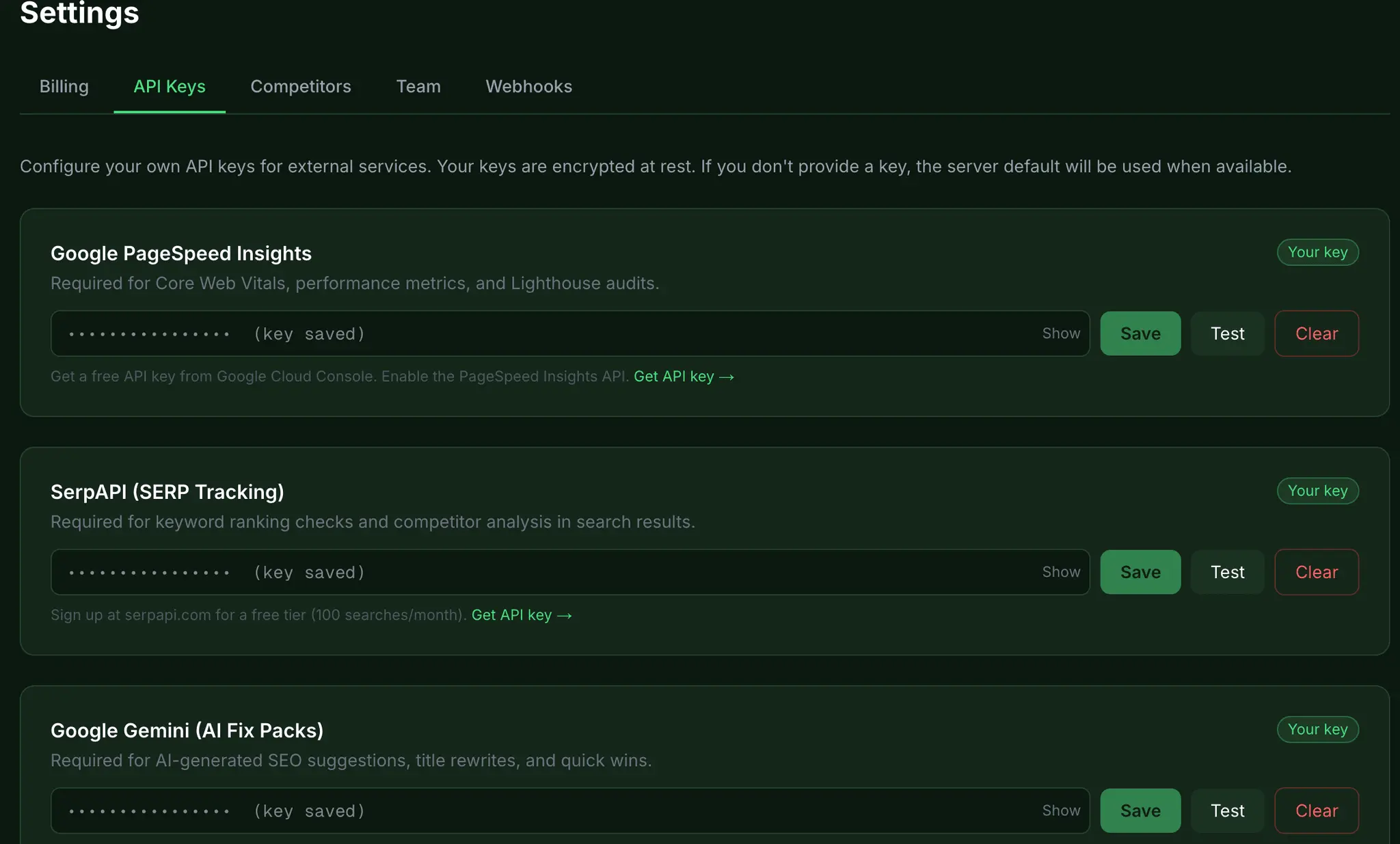 Screenshot 4 of SEOscar