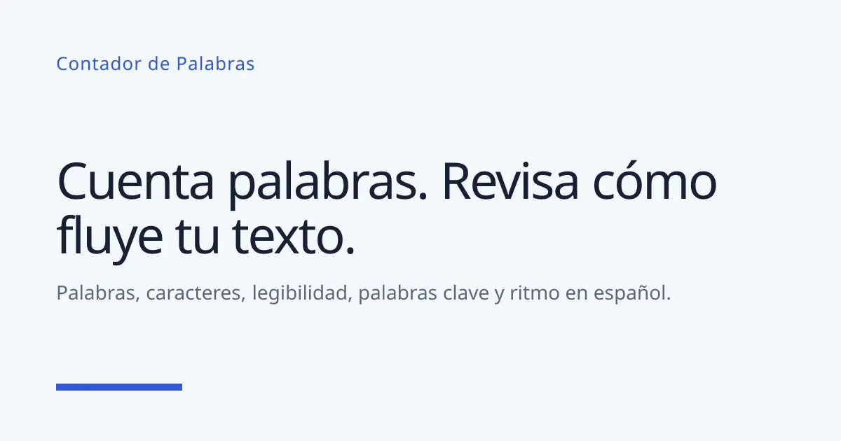 Screenshot 1 of Contador de Palabras