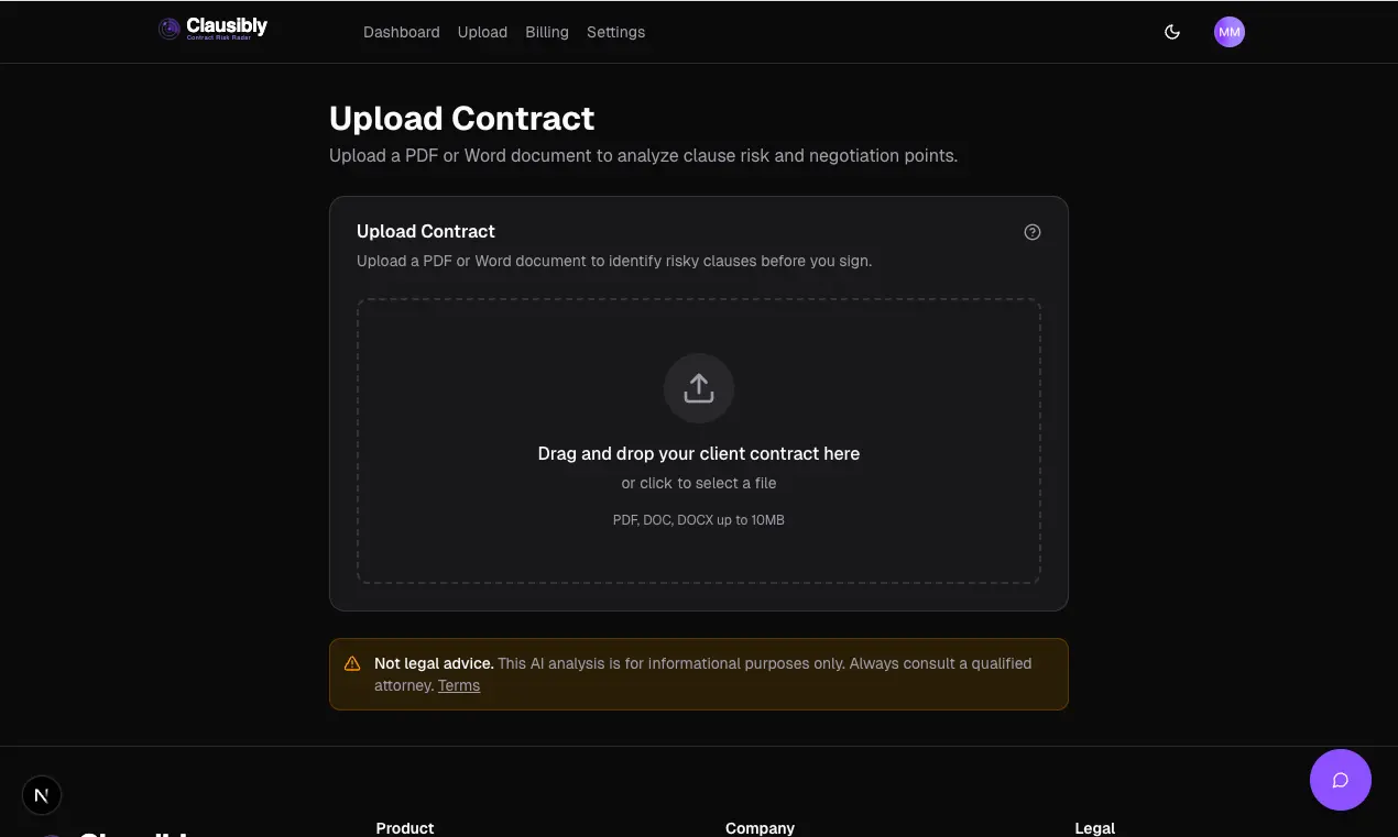 Screenshot 2 of Clausibly