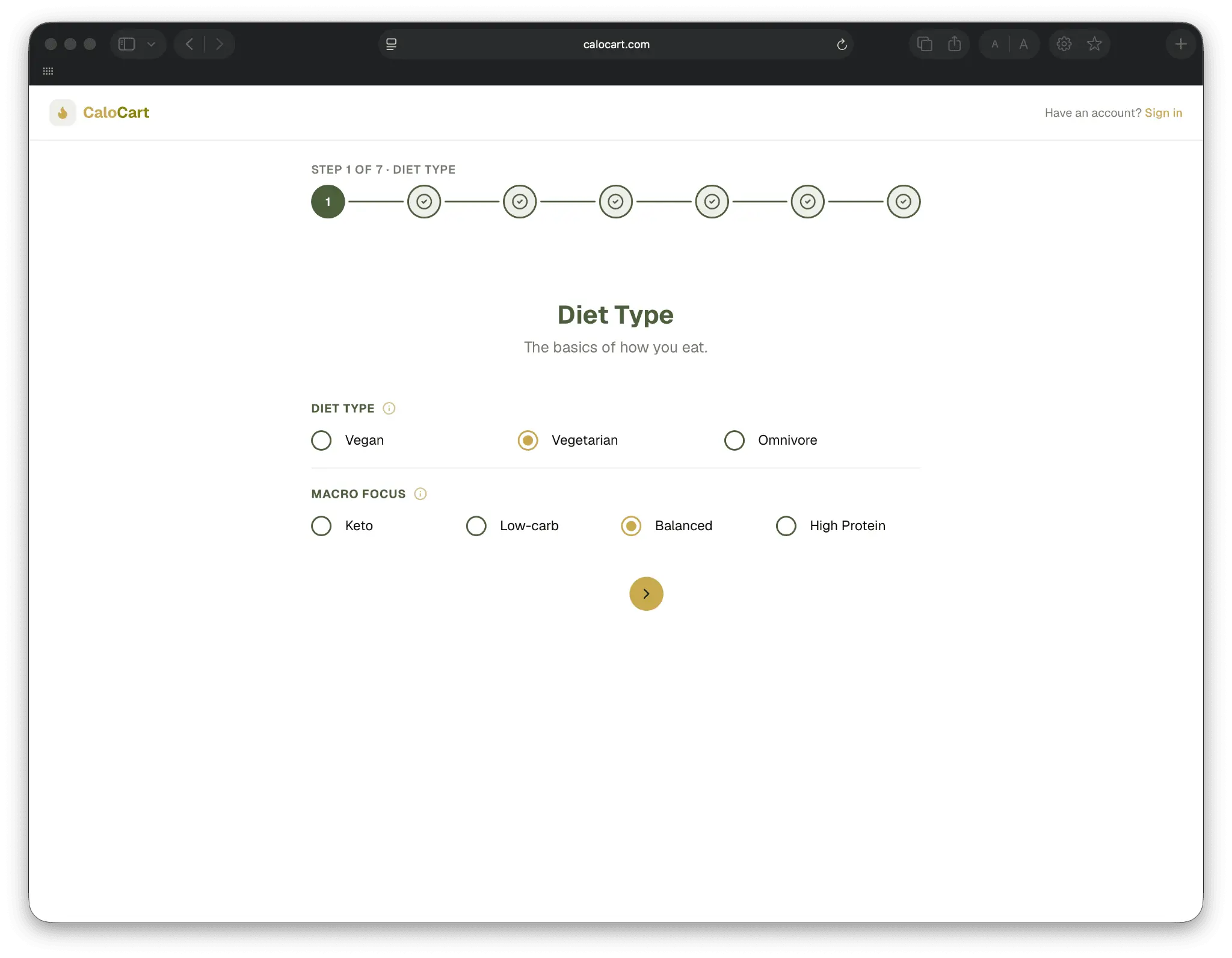 Screenshot 2 of CaloCart