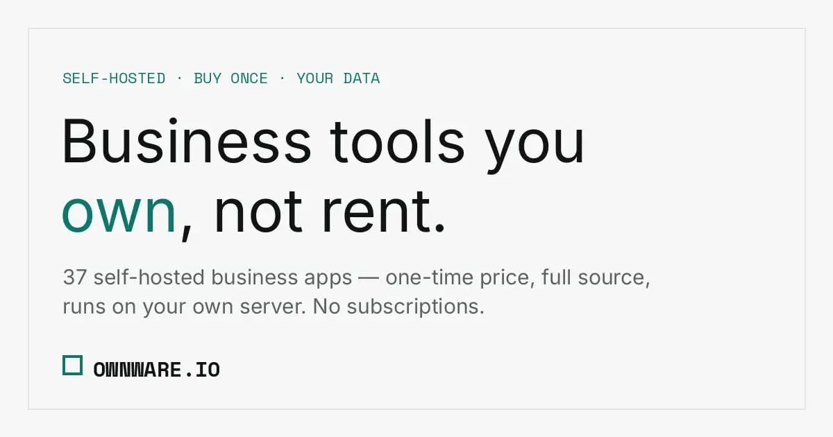 Screenshot 1 of Ownware